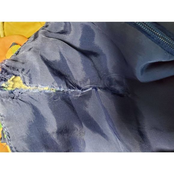 AMUR Blue and Green Floral Midi Dress - Picture 9 of 10